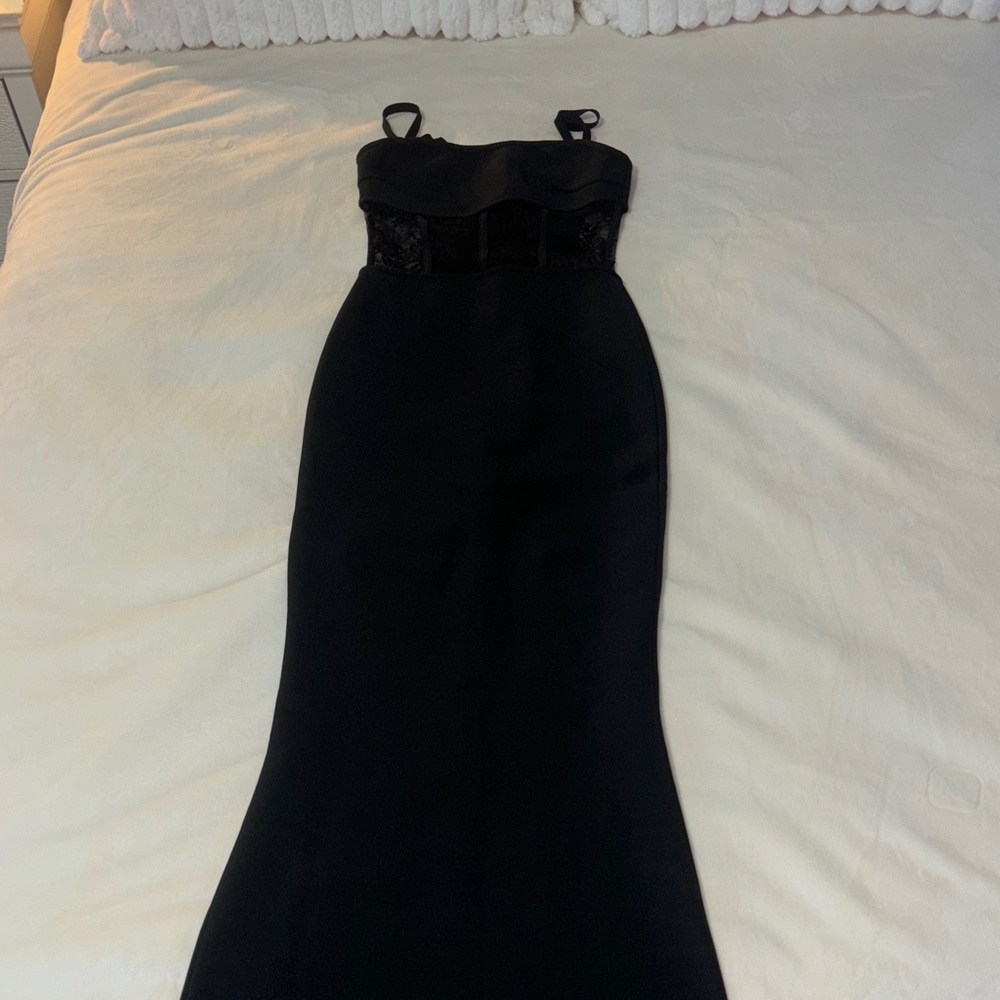 Hello Molly long Black Dress